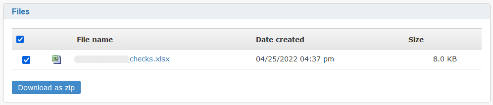 Download files from LASER Biscom